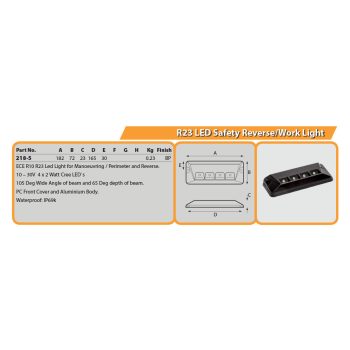 R23 LED Safety Reverse / Worklight - Image 2