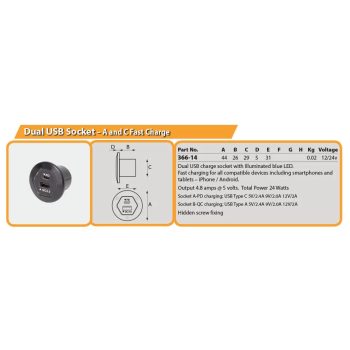 Dual USB Socket - Image 2