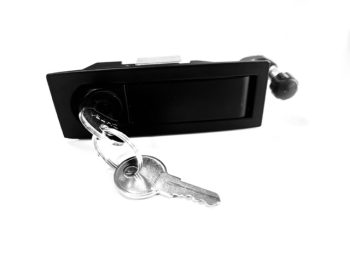 NOW WITH UNIQUE KEY  Replacement Flush Latch Locking, Dog Cage, Horse Box, Not CH751 key.