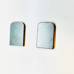 2 x Metal Weld on Cage Door Stop
