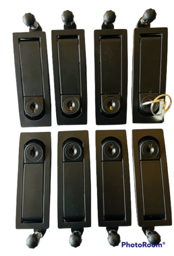 NOW WITH UNIQUE KEY 8 x Replacement Flush Latch Lock Not CH751 Key.